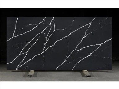 কালো মার্বেল সাদা ভিনিং সঙ্গে কোয়ার্টজ countertops খুঁজছেন