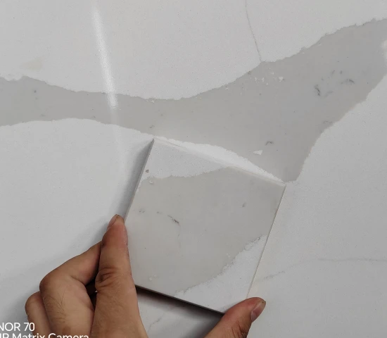Quartz Slab Quantum Calacatta high quality
